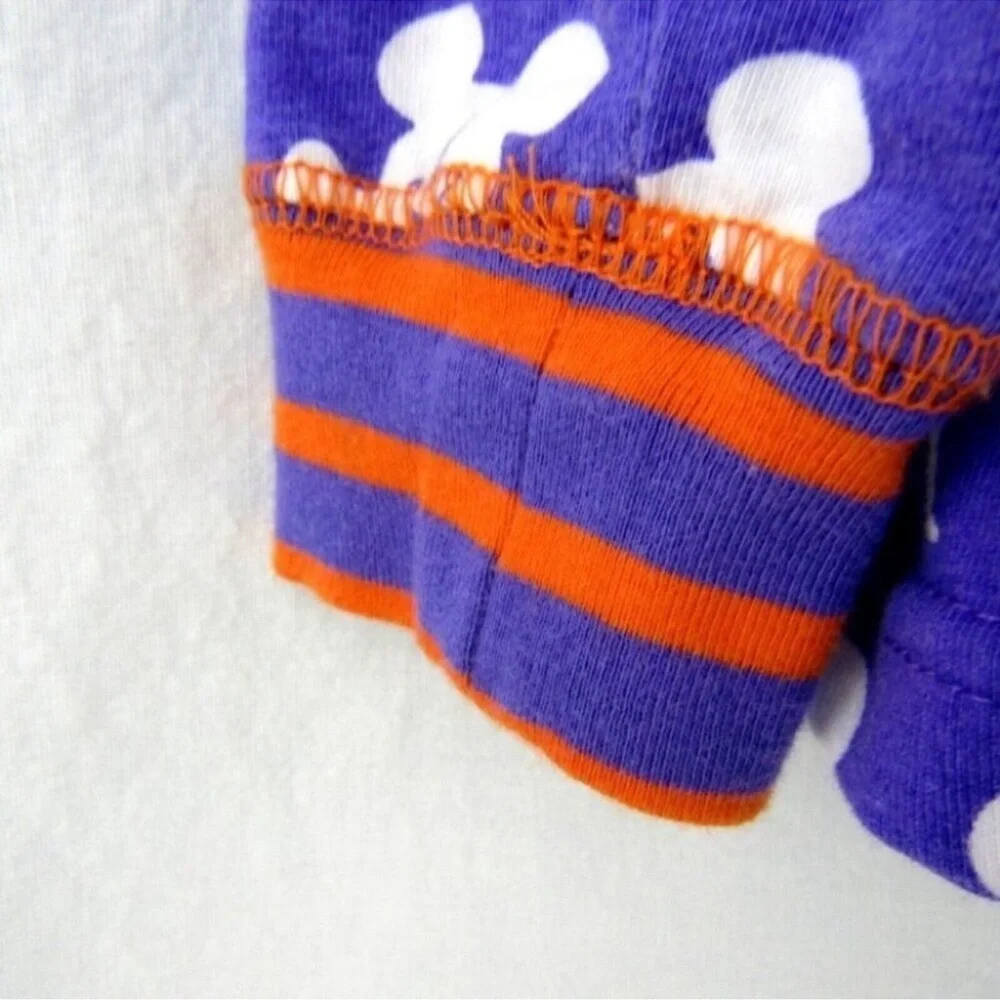 Disney Mickey Mouse Ghost Halloween Purple Orange Pajama Set Womens Sz 2XL 💜 - Picture 6 of 6